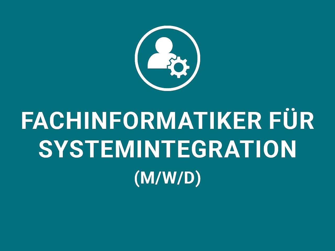 Ausbildungskachel Fachinformatiker für Systemintegration
